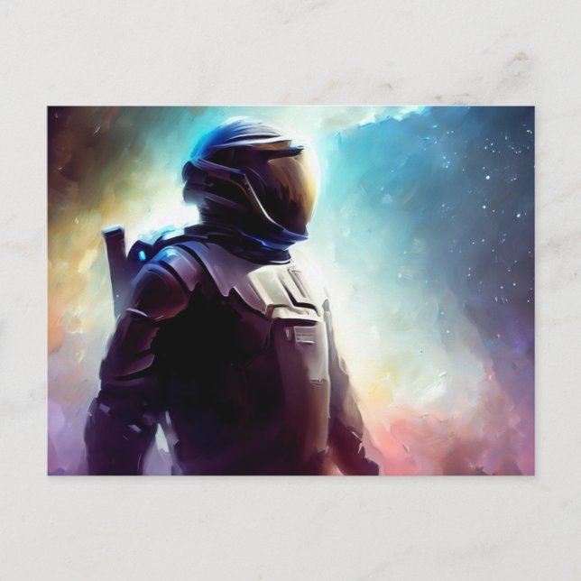 SF Space Hero 3 Vykort (Framsida)