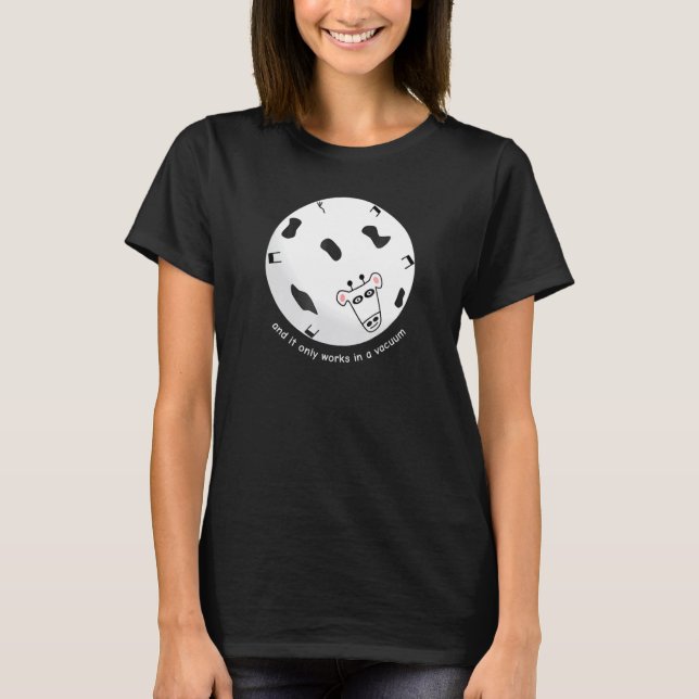 Sfärisk Ko Fysik T Shirt (Framsida)
