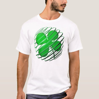 Sfäriskt fyraLöv-Klöver T-Shirt