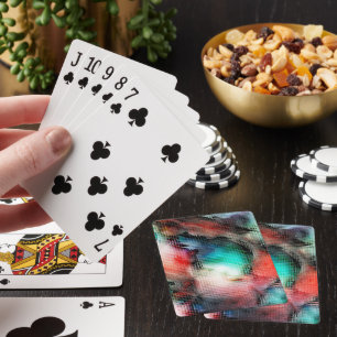 Sfärs från krater-stil i kvadratisk, rustik mosaik casinokort