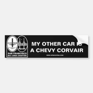 SFBA CORSA "Min andra bil.." Bumper Sticker Bildekal