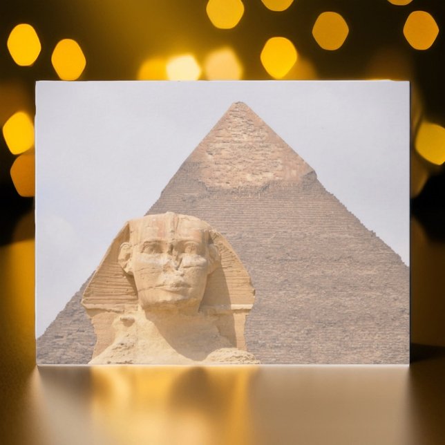 Sfinkspyramiderna Antikens Egypten Khufu Farao  Vykort (Skapare uppladdad)