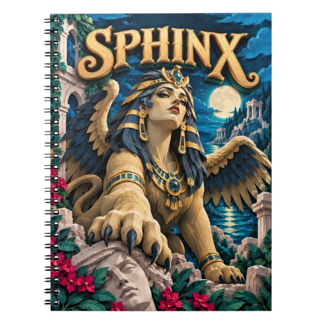 Sfinkx, Pappersklippsmonster Anteckningsbok (Framsidan)