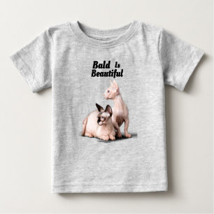 Sfinx Cat-Bald är vacker - Baby Tshirt T Shirt