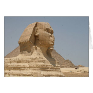 sfinx-egypten hälsningskort