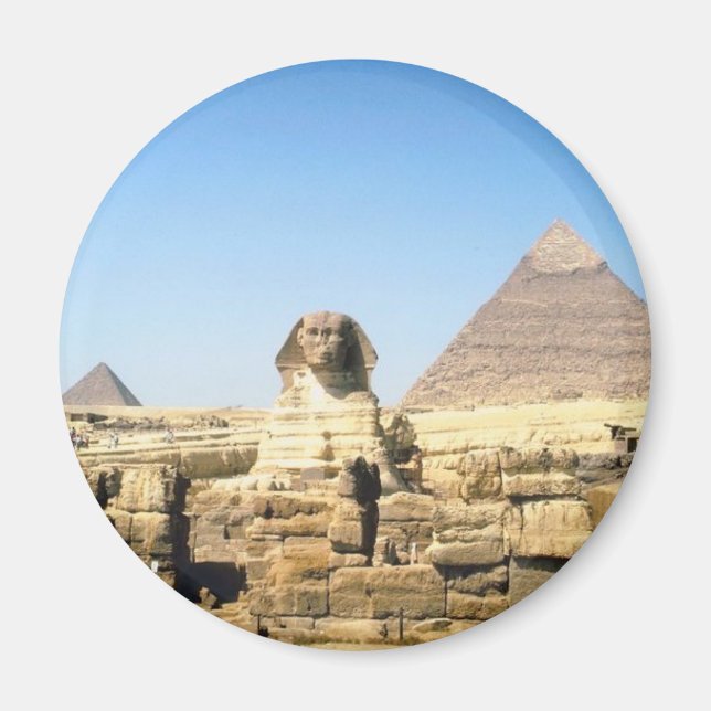 Sfinx och pyramid magnet (Framsidan)