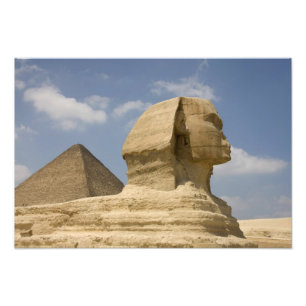 Sfinxen, Giza, Al Jizah, Egypten Fototryck