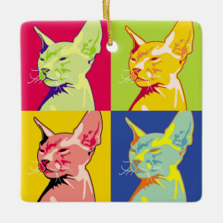 Sfinxkatt Julgransprydnad Keramik