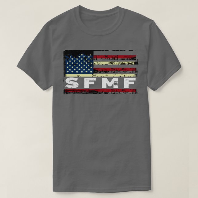 SFMF Motivated Military Slang Patriot T Shirt (Design framsida)