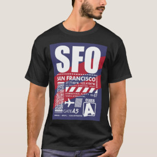 SFO San Francisco Airport T Shirt