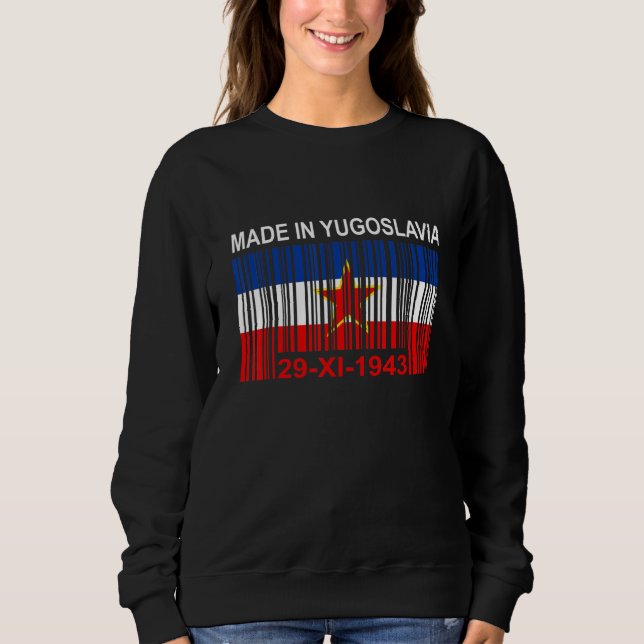 Sfrj Tito Jugoslavien T Shirt (Framsida)