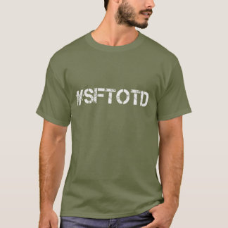 #SFTOTD Original-Tröttar ut grönt T-shirt