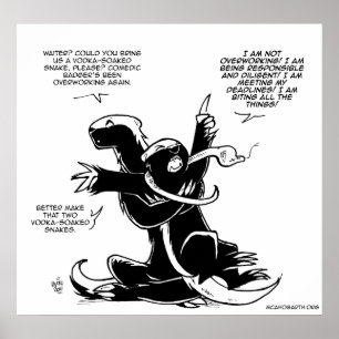 SFWA Honey badger: Överskridande Poster
