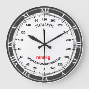 Sfygmomanometer Blodtrycksövervakare för sjuksköte Stor Klocka