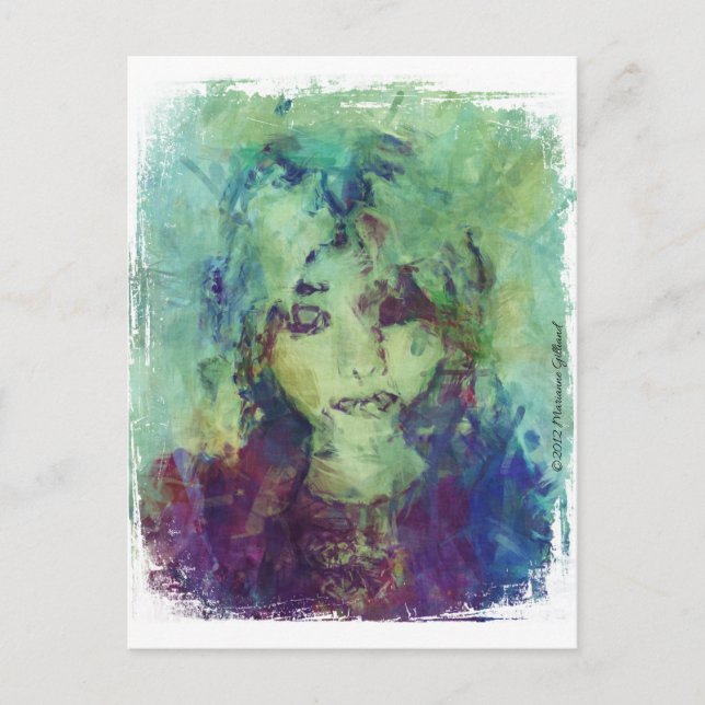 SG 001 Gothic Art Postcard Vykort (Framsida)