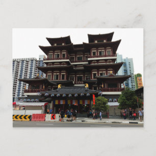 SG Buddha Tooth Relic Temple #1-vykort Vykort