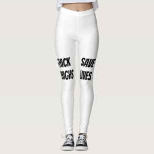 Sg-lagkurvor: Tjock damasker för lårsparaliv! Leggings