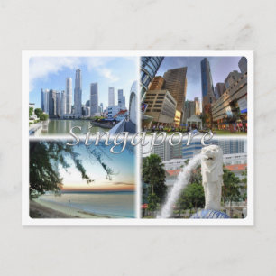 SG Singapore Vykort