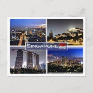 SG Singapore Vykort