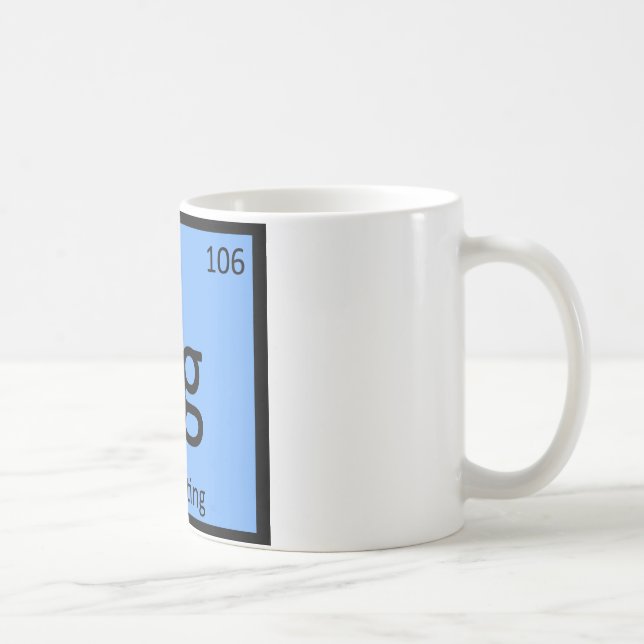 Sg - Sprinting Friidrott Kemisymbol Kaffemugg (Höger)