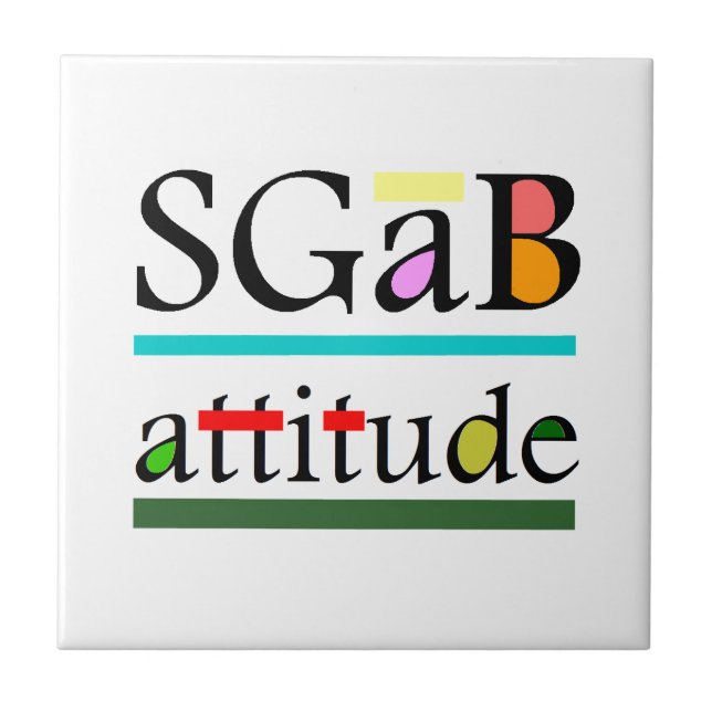 Sgab attitude kakelplatta (Framsidan)