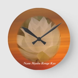 SGI Buddhist Clock Rund Klocka