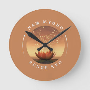SGI Buddhist Clock Rund Klocka