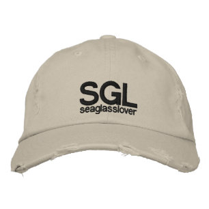 SGL, seaglasslover Broderad Keps