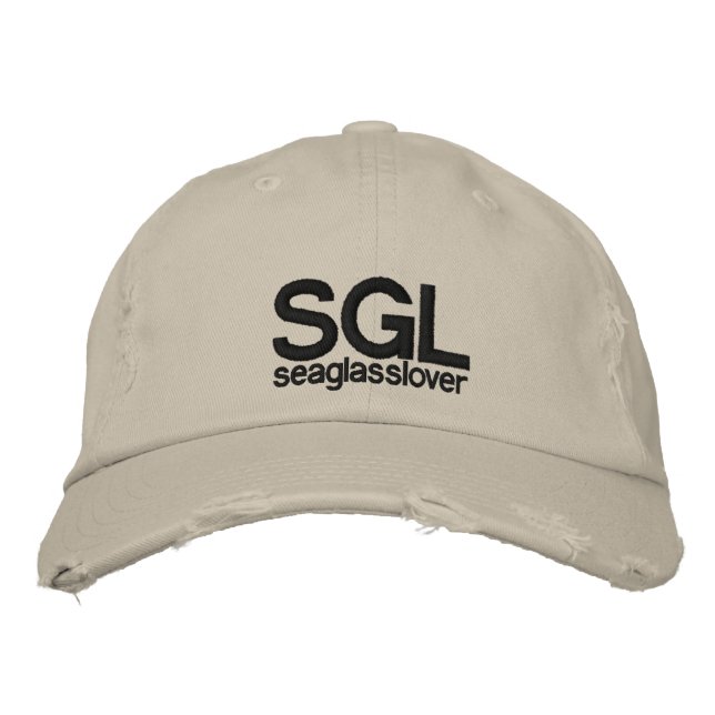 SGL, seaglasslover Broderad Keps (Framsida)