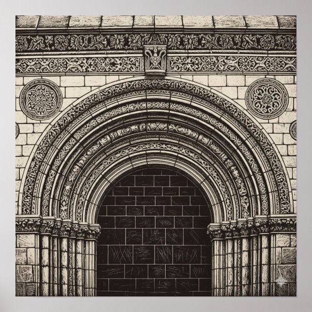 Sgraffito Art Archway Poster (Framsidan)