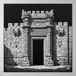 Sgraffito Art City Grind Poster