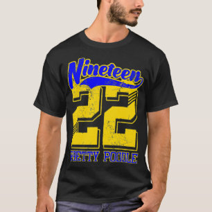 SgRho HBCU Educated Sorority 1922 for Söt Poodl T Shirt