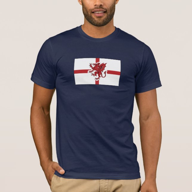 Sgs-flagga avbildar t shirt (Framsida)