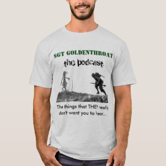 Sgt Goldenthroat T skjorta 3 T-shirt