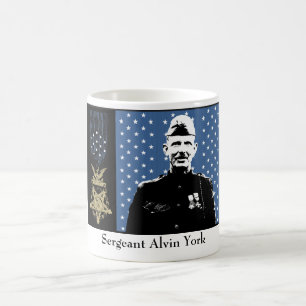Sgt. York och medaljen av heder Kaffemugg
