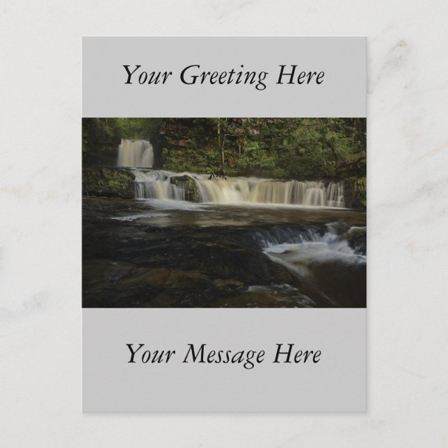 Sgwd Ddwli Waterfall Vykort (Framsida)