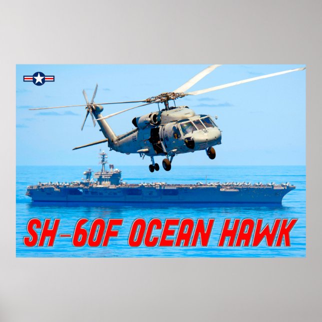 SH-60F OCEAN HAWK POSTER (Framsidan)
