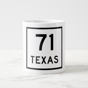 SH 71 Texas Sign Jumbo Mugg