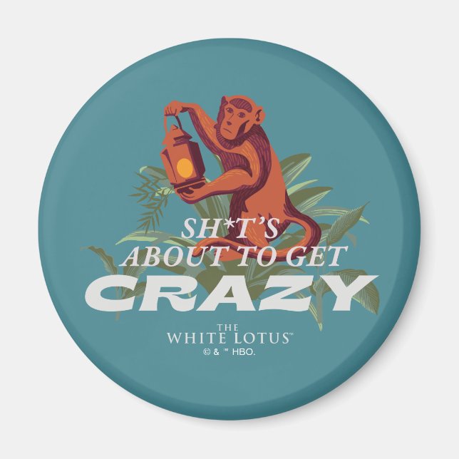 Sh*t är på väg att bli galen - den vita Lotus Magnet (Framsidan)