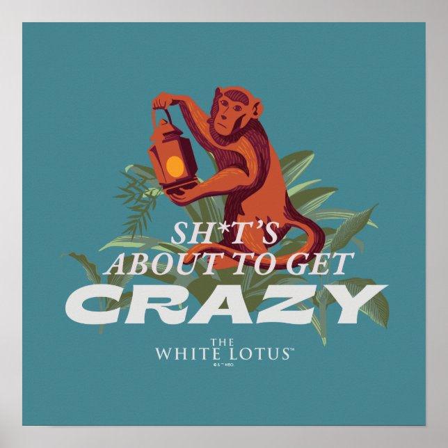 Sh*t är på väg att bli galen - den vita Lotus Poster (Framsidan)
