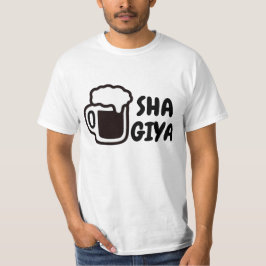 Sha giya - drick öl på Hausa T Shirt