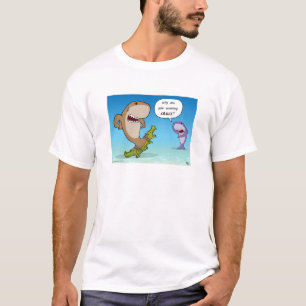 Shaaark "därför är du som ha på sig Crocs?", T Shirt