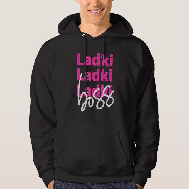 Shaadi Bröllop Chef Ladki Desi Bollywood Hoodie (Framsida)