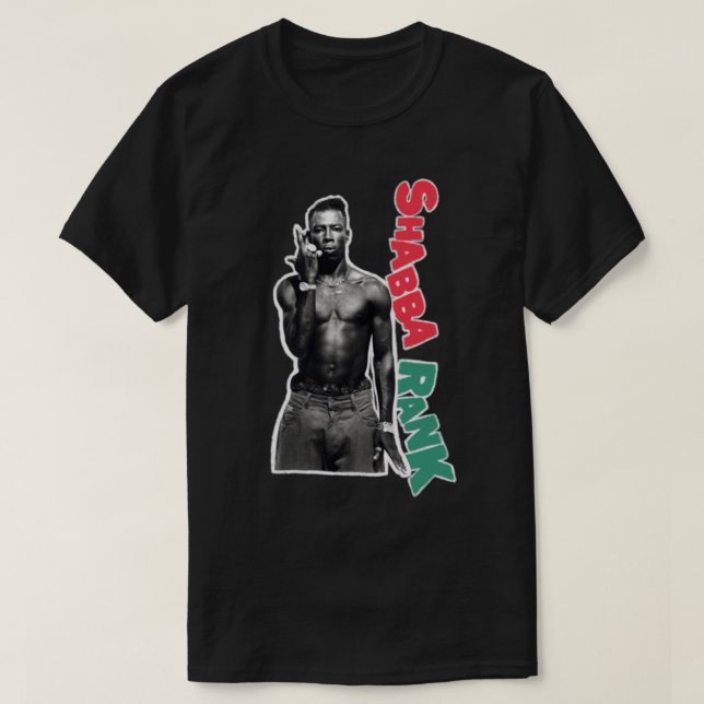 Shabba Ranks 90s Vintage T Shirt (Design framsida)