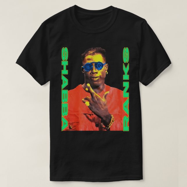 Shabba Ranks Vintage T Shirt (Design framsida)