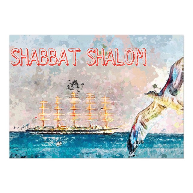 Shabbat à Cannes Fototryck (Framsidan)