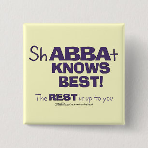 ShABBAt Abba känner bäst Knapp
