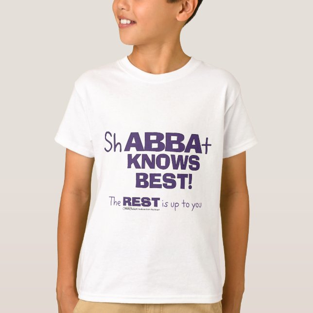 ShABBAt Abba känner bäst Tröja (Framsida)