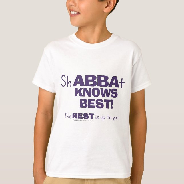 ShABBAt Abba känner bäst Tröja (Framsida)