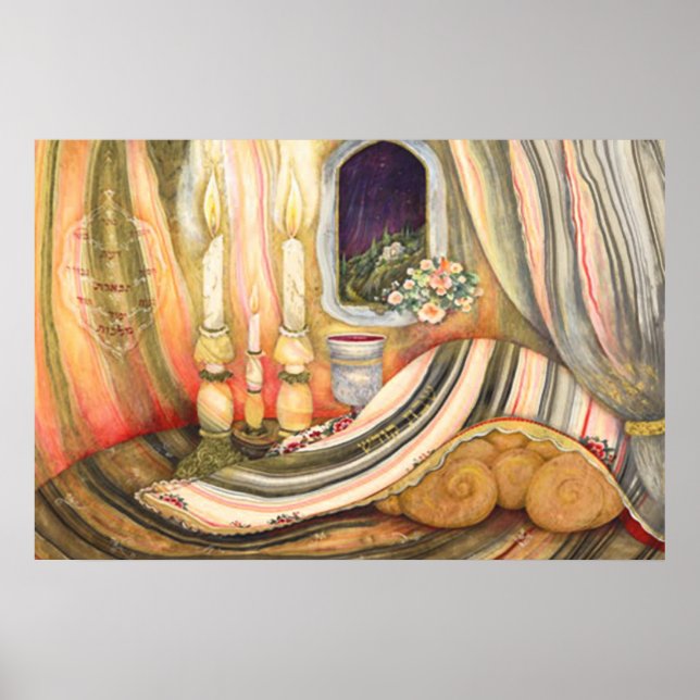 Shabbat Bord Poster (Framsidan)